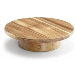Plateau Tournant à Gâteau En Bois - Acacia
