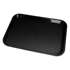 Plateau De Cafétéria 14" X 18" - Noir