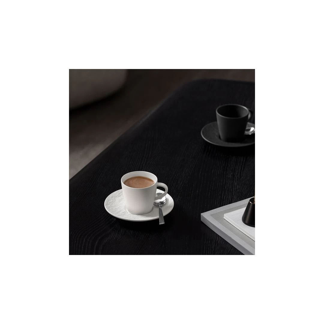 Villeroy & Boch Soucoupe Pour Demi-tasse 4,75" - Manufacture Rock Blanc 4 Villeroy & Boch Soucoupe Pour Demi-tasse 4,75" - Manufacture Rock Blanc – Image 2