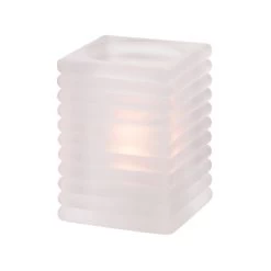 Lampe En Forme De Bloc Satin 4 1/8"