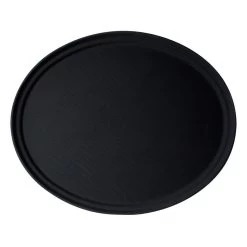 Plateau De Service Ovale Camtread 19" X 23" - Noir