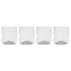 Ensemble De Quatre Verres à Whisky En Plastique 14 Oz -Maison-Cuisine 3181