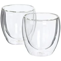 Bodum Ensemble De Deux Tasses En Verre à Double Paroi 8,5 Oz - Pavina