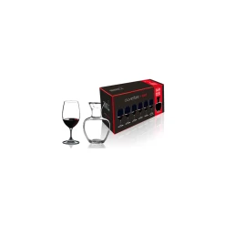 Riedel Ensemble De Six Verres à Vin Rouge Magnum 18,6 Oz - Ouverture + Décanteur Apple