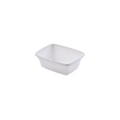 Récipients Jetables Rectangulaires 8 Oz Pour Temp-Rite II - Blanc (caisse De 1000)