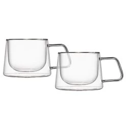 Ensemble De 2 Tasses à Cappuccino Double Paroi 9 Oz - Barista Gem