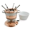 Ensemble à Fondue En Acier Inoxydable Avec Brûleur - Lausanne -Maison-Cuisine f66415 lausanne 11pc copperfondue 1360x