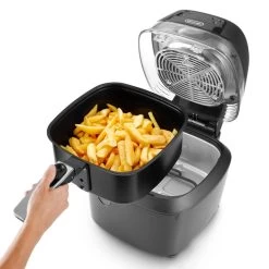 De'Longhi Friteuse à Air Numérique Rapid Crisp -Maison-Cuisine fh2394.bk 4 one hand basket removal 2