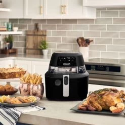 De'Longhi Friteuse à Air Numérique Rapid Crisp -Maison-Cuisine fh2394.bk 5 lifestyle full counter display rapidfry 1