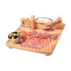 Planche En Bois Avec Guillotine à Saucisson 12" X 12" -Maison-Cuisine gs05