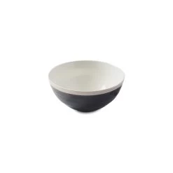 Bol En Porcelaine Fine 15 Cm - 2 Tons De Gris