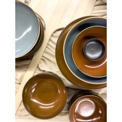 Assiette Ronde Forme Coupe 10.8" - Azure -Maison-Cuisine img 0083