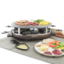 Ensemble à Raclette En Bois Et En Granit Matterhorn - 8 Personnes -Maison-Cuisine kf 77069 beauty 1360x