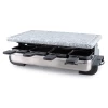 Ensemble à Raclette En Acier Inoxydable Et En Granit - Stelvio -Maison-Cuisine kf 77081 2360x