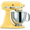 KitchenAid Batteur Sur Socle Artisan 5 Pintes - Jaune Majestueux -Maison-Cuisine ksm150psmy