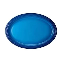 Le Creuset Plateau De Service En Grès - Bleuet