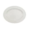 Assiette Ovale 13 1/2" En Porcelaine - Elan -Maison-Cuisine qop