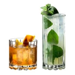 Riedel Ensemble De 4 Verres Rock Et 4 Verres Highball