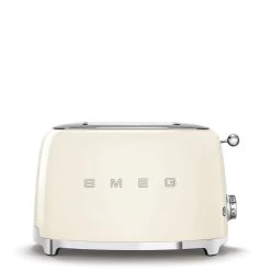 Smeg Grille-pain Deux Fentes 950W - Crème -Maison-Cuisine tsf01crus