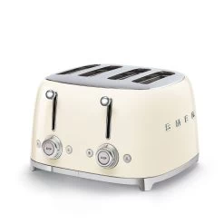 Smeg Grille-pain Quatre Fentes 1400W - Crème