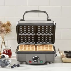Cuisinart Gaufrier Belge Quatre Tranches Et Crêpière -Maison-Cuisine waf 350c 3 1