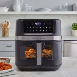 Friteuse à Air De Comptoir électrique 7 Pte - Noir -Maison-Cuisine west bend 7 qt air fryer with 13 one touch presets in black afwb7qbk13 west bend 508282
